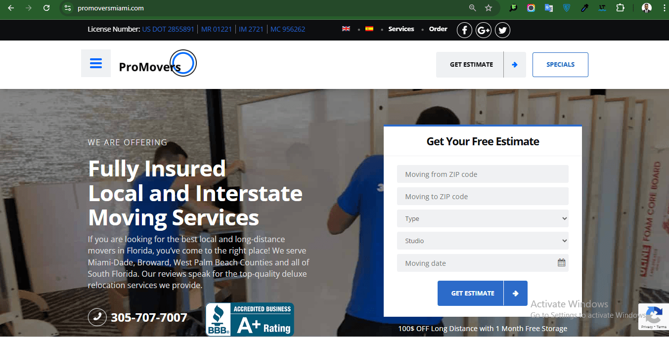 Pro Movers Miami